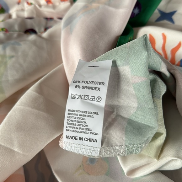 Boutique drop waist balloon sleeved midi dress NWOT size M (8/10) - Picture 13 of 13